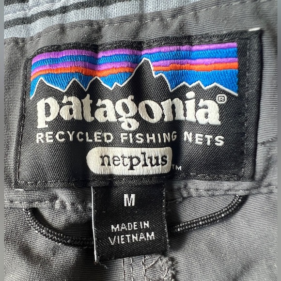 Patagonia Mens Swiftcurrent Grey Wet Wade Cargo Hiking Travel Shorts 10” Medium - Picture 4 of 13